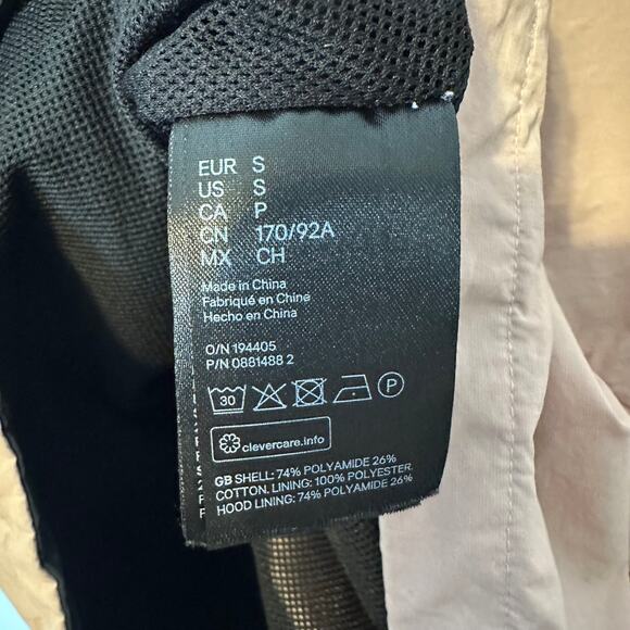 Y2K Style Windbreaker H&M Divided Black Pink Lightweight Track Jacket Small - Picture 7 of 7